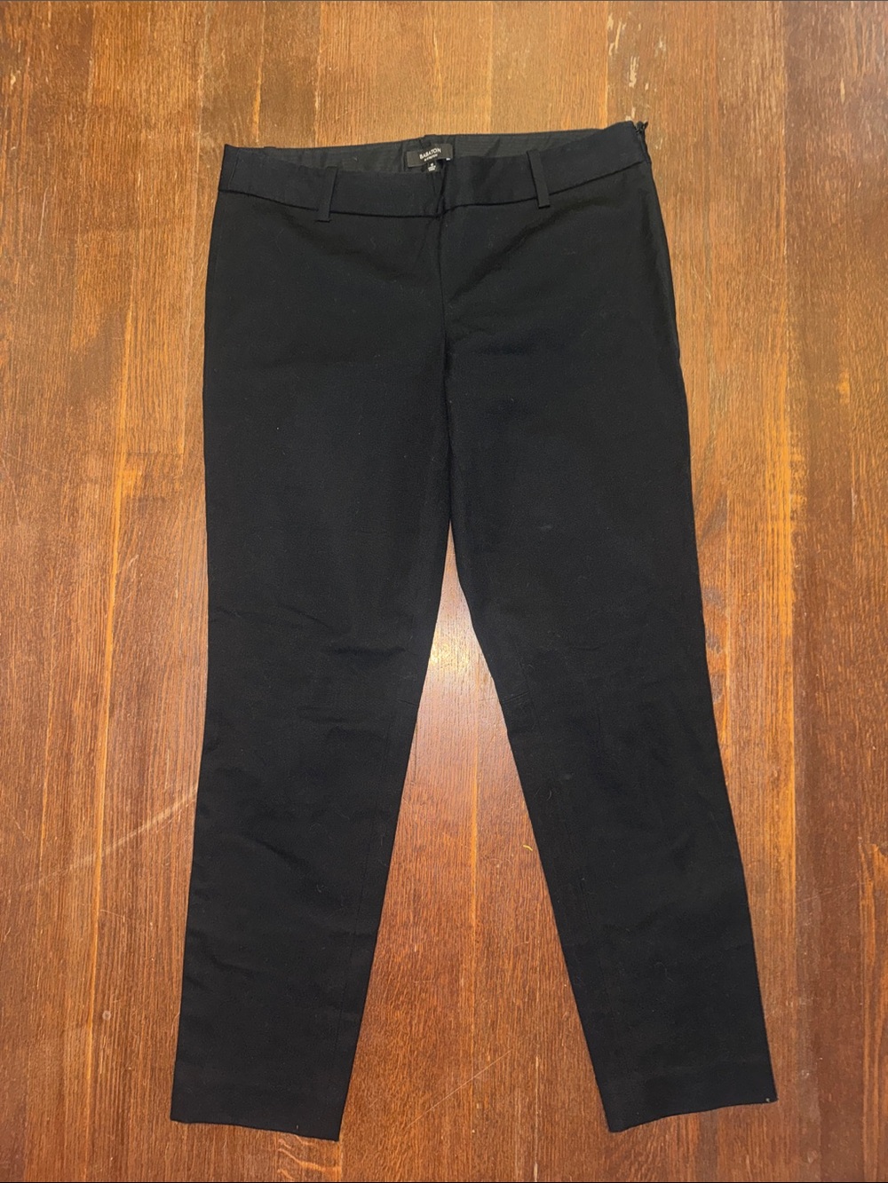 Babaton Black Straight-Leg Trousers